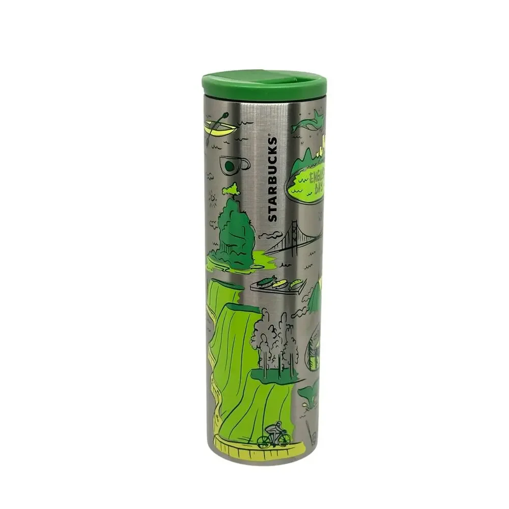Starbucks Been There Series Vancouver Canada Stainless Steel 16oz Slim Tumbler